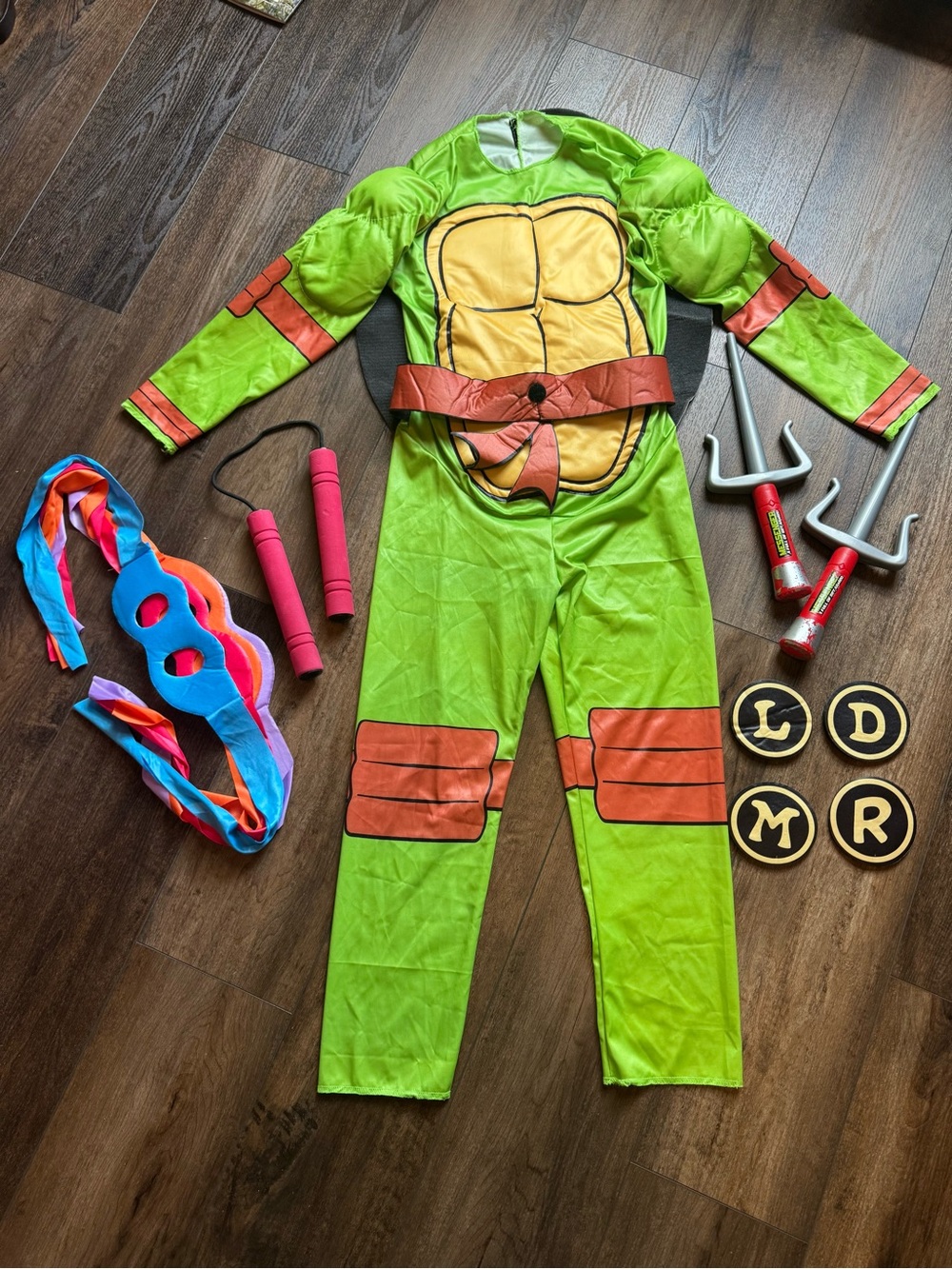 Teenage Mutant Ninja Turtle Costume Set with Accessories